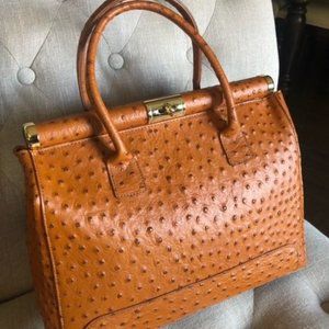 MERCI MARIE Brown Leather Handbag